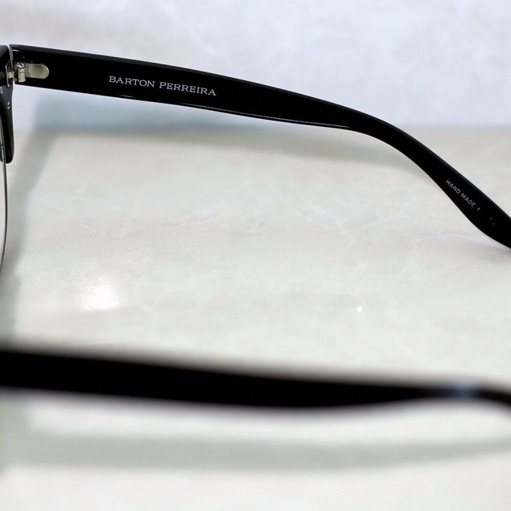 BARTON PERREIRA 'FORTUNA' BLA/BWS/NOI BLACK SUNGLASSES 53-18, FRAMES ONLY - Picture 5 of 6